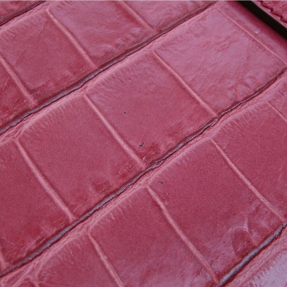 Gucci Matte Crocodile Stirrup Handbag Pink - Picture 10 of 10